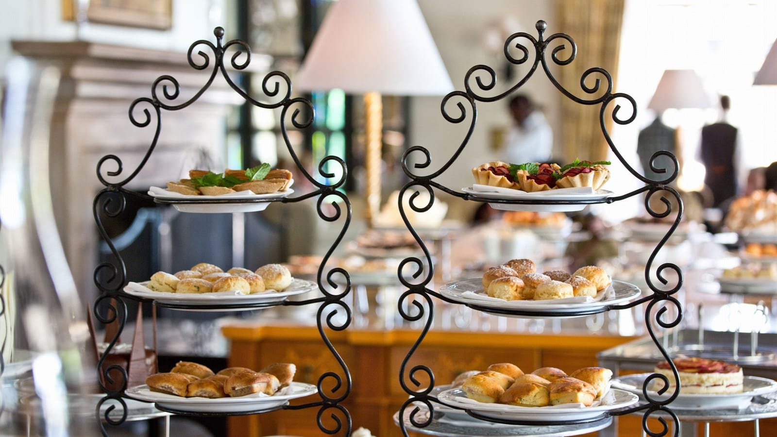 High tea at the Royal Livingstone, near Victoria Falls